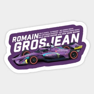 Romain Grosjean 2021 (white) Sticker